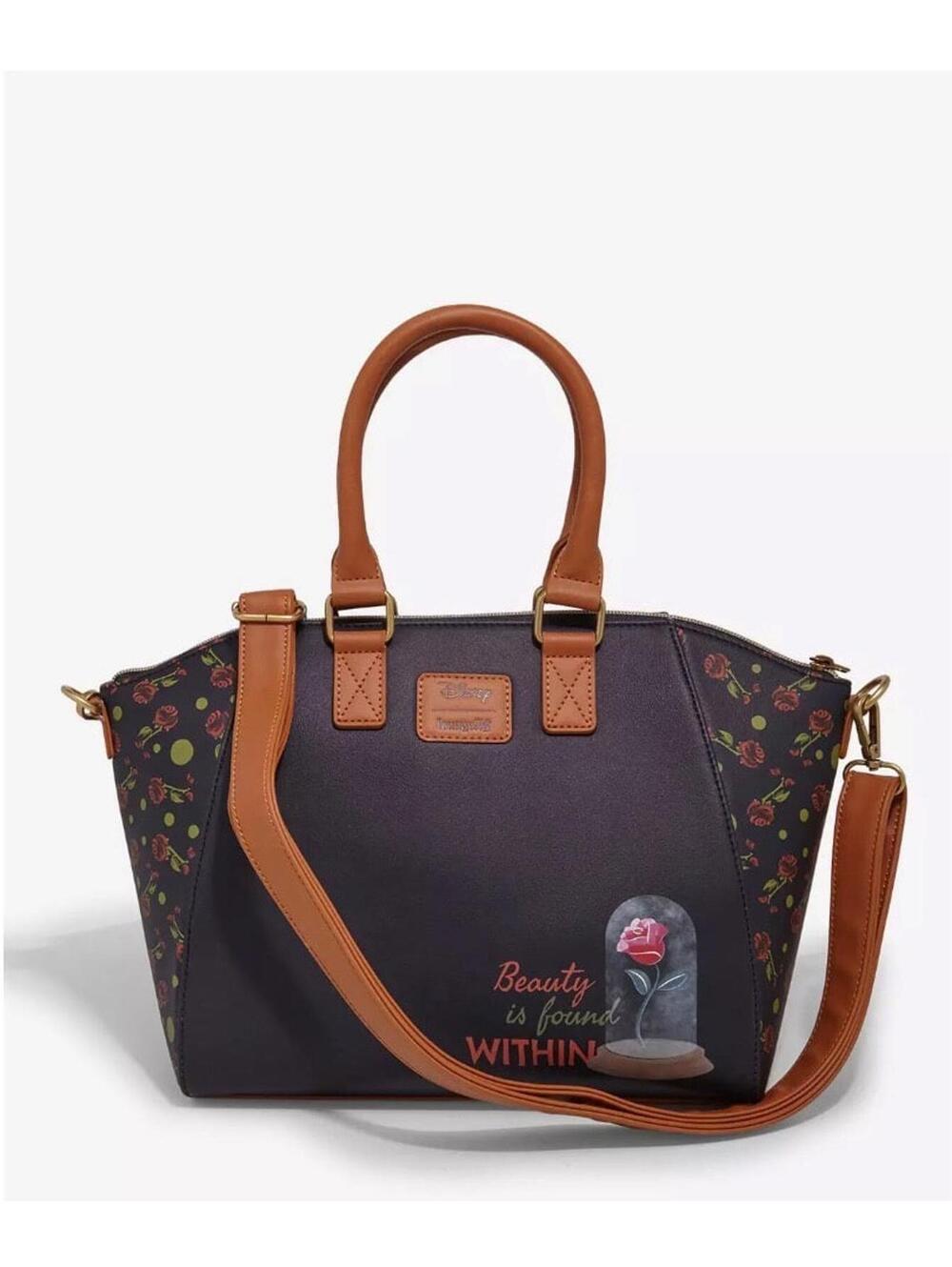 Loungefly Disney Beauty And The Beast Castle Satchel Bag - Picture 3 of 4